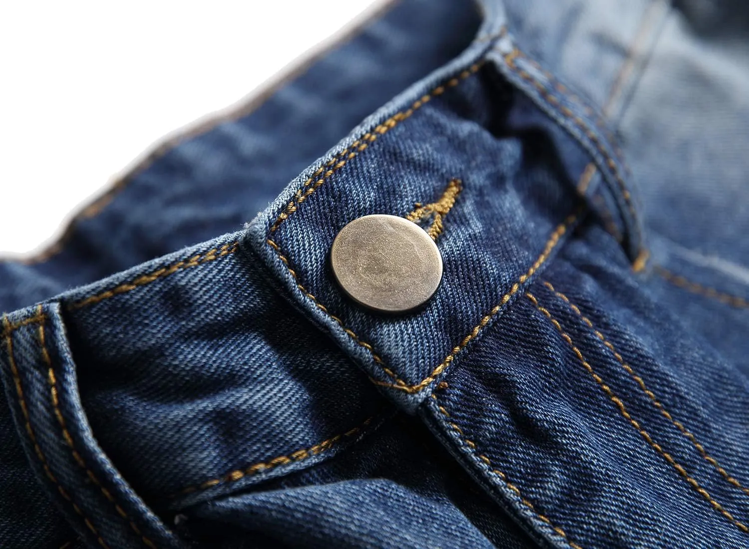 Men's Ripped Jeans,Slim Fit Distressed Straight Leg Fashion Denim Pants
