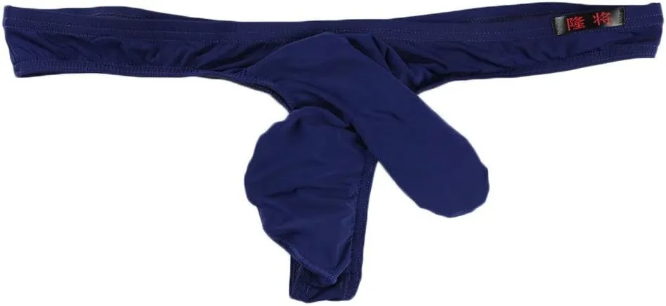 Men's Sexy Underwear Hot T-Back Thong G-String Undie Sexy Low Rise Jockstraps Bulge Pouch Tagless Boxer Underwear