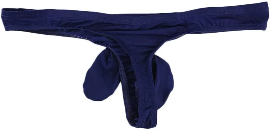 Men's Sexy Underwear Hot T-Back Thong G-String Undie Sexy Low Rise Jockstraps Bulge Pouch Tagless Boxer Underwear