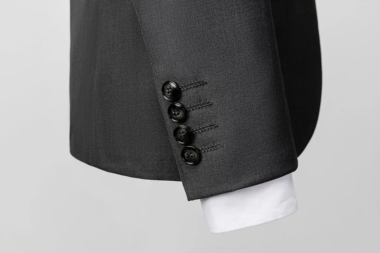MOGU Men 3 Piece Suit Slim Fit Wedding Tuxedos Formal Prom Suits