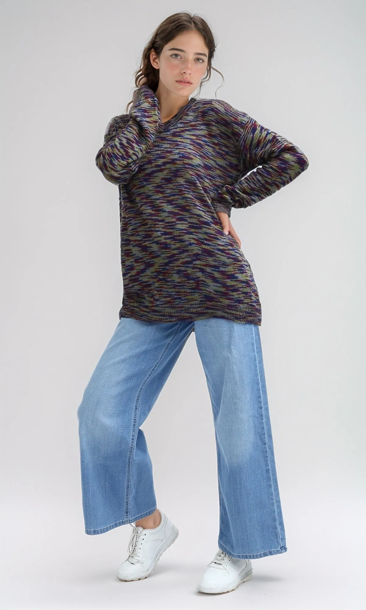 O194969 - Slip On Multicolor Regular Fit Pullover
