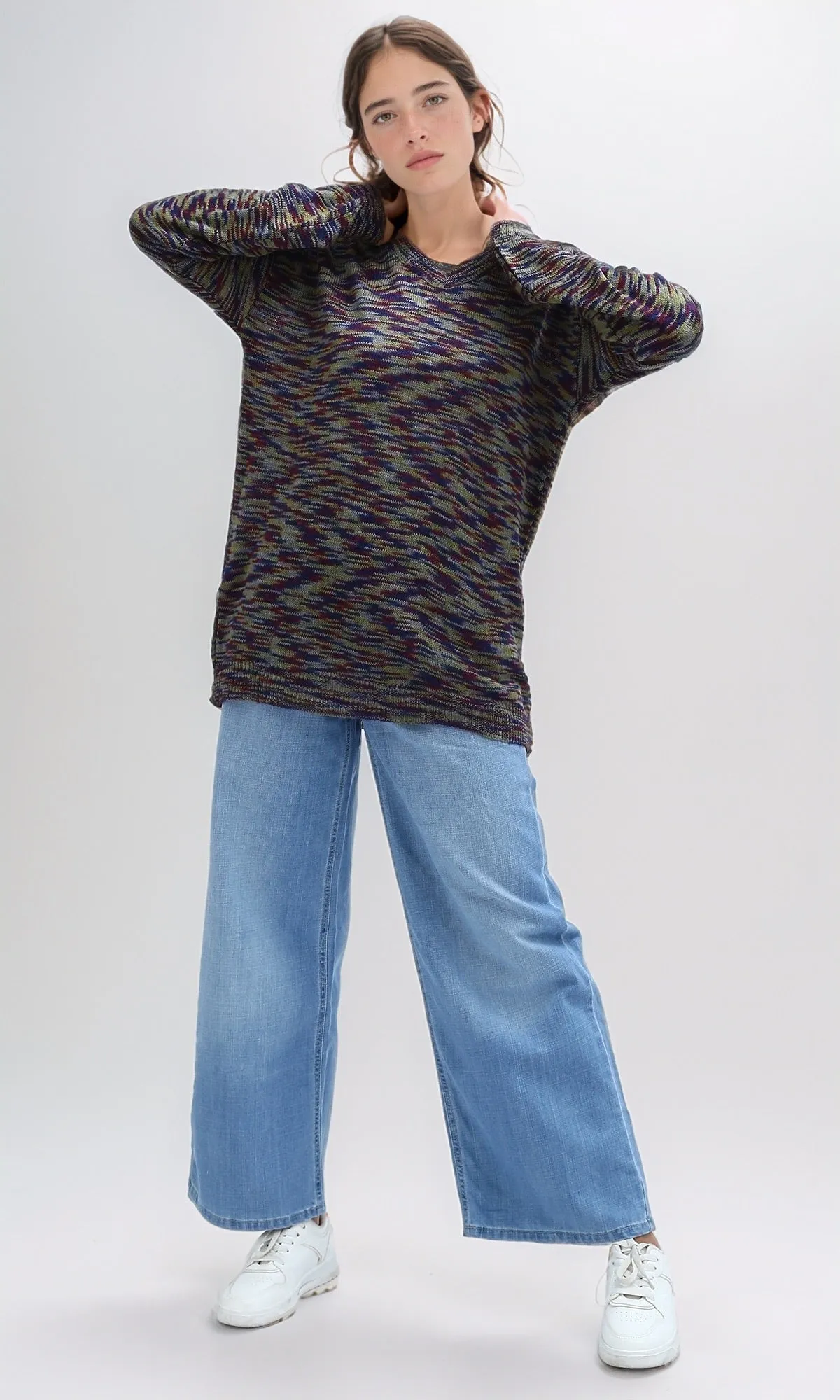 O194969 - Slip On Multicolor Regular Fit Pullover