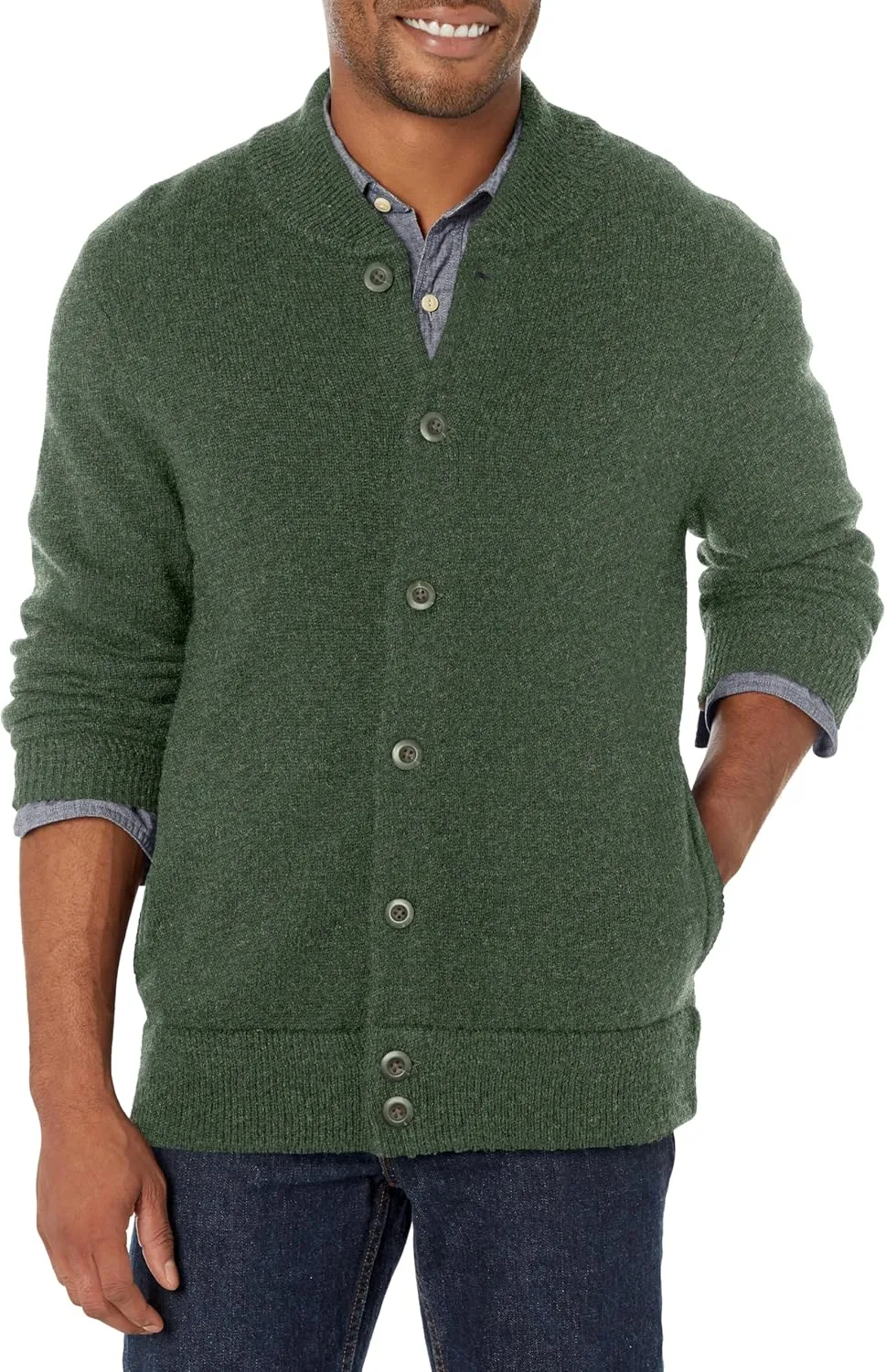 PENDLETON Men's Shetland Wool Cardigan