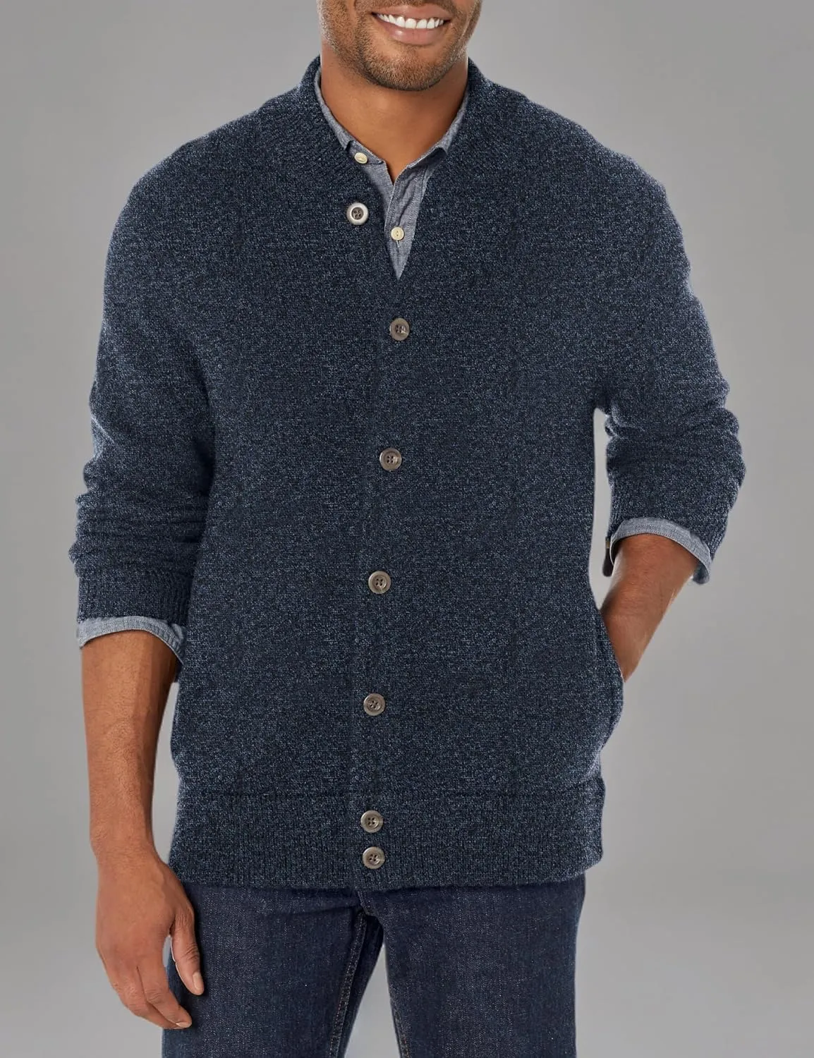 PENDLETON Men's Shetland Wool Cardigan