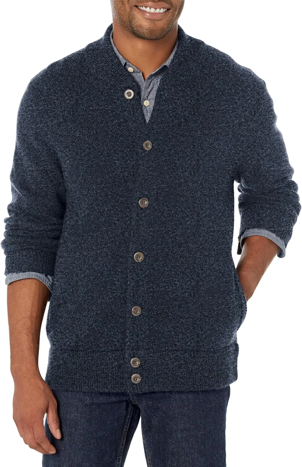 PENDLETON Men's Shetland Wool Cardigan