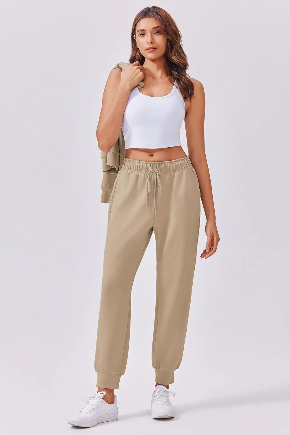 PINSPARK 2 Piece Sets for Women 2024 Fall Travel Outfits Long Sleeve Tracksuit Joggers Sets Half Zip Sweatsuit Matching Set