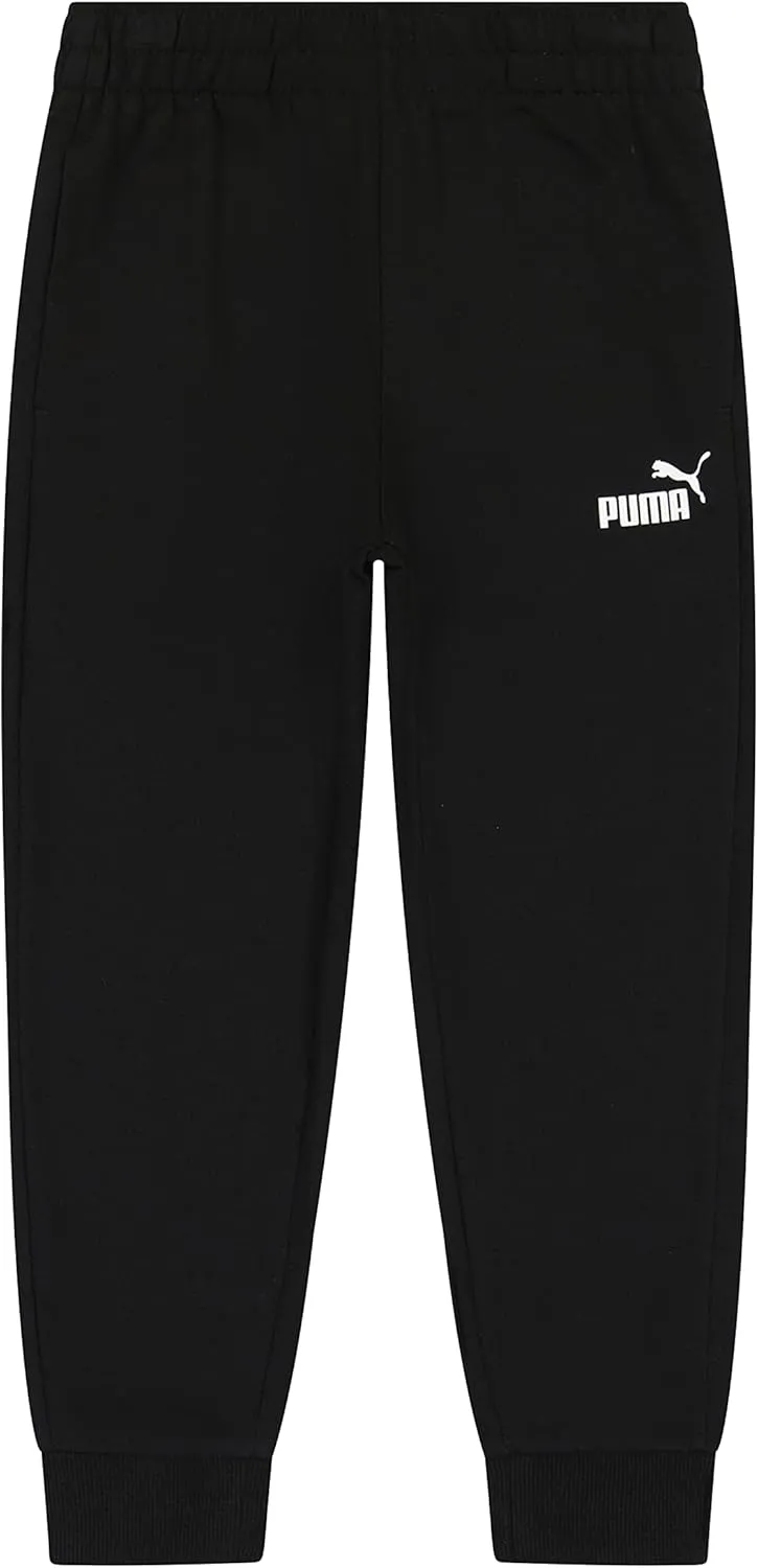 PUMA Boys' Core Logo Jogger, Side Seam Pockets, Elastic Waistband, Pull on Pant