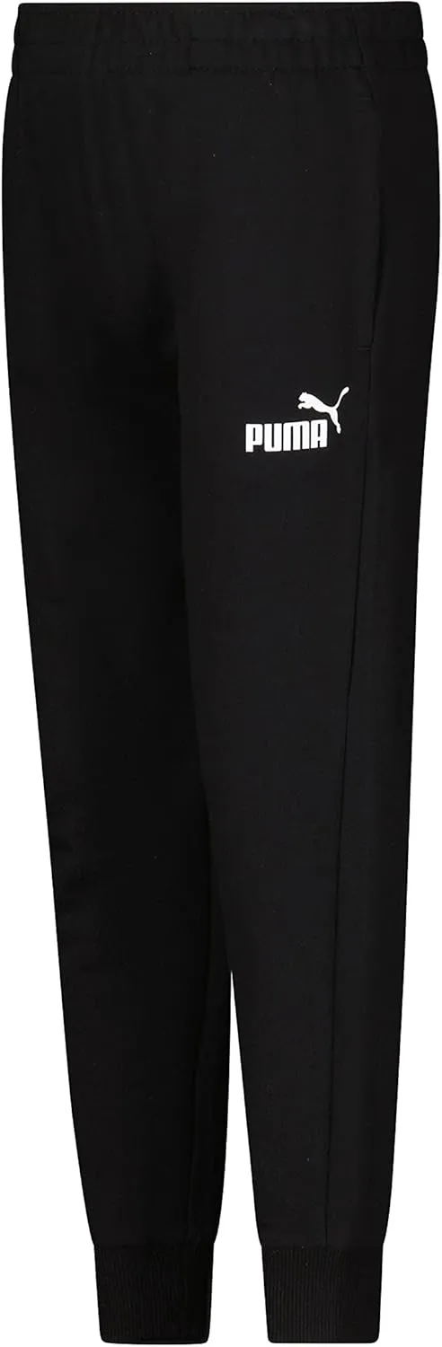 PUMA Boys' Core Logo Jogger, Side Seam Pockets, Elastic Waistband, Pull on Pant