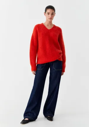 Silas Knit Pullover_Flame