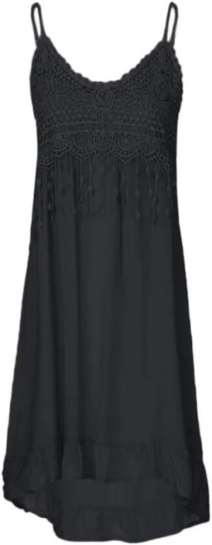 Summer Dresses for Women 2024 Sleeveless Strappy Party Formal Dress Summer Beach Loose Fit Flowy Maxi Sundress