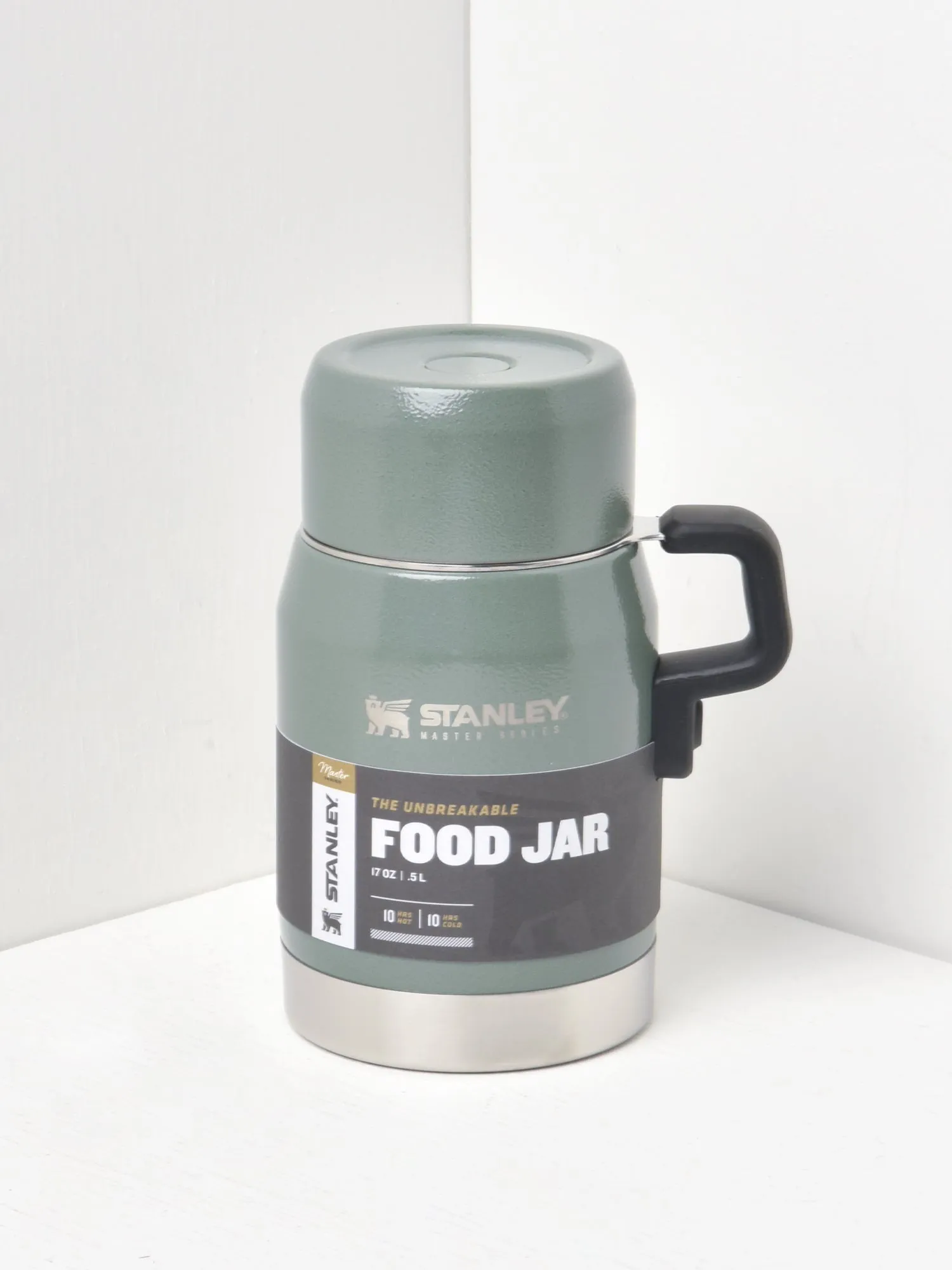 The Unbreakable Food Jar 17OZ/.5L Hammertone Green