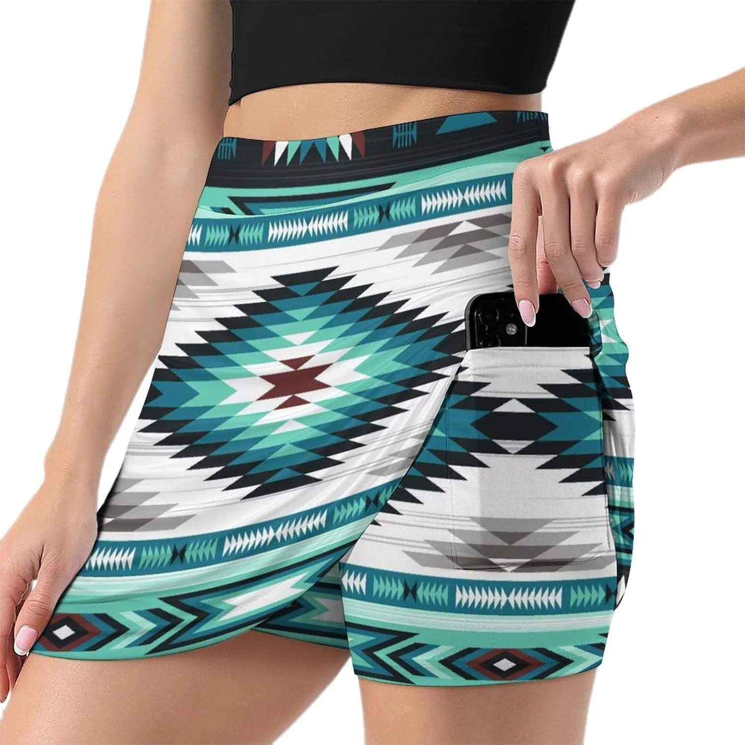 Women Athletic Tennis Skorts Golf Skirts with Pockets for Running Active Workout