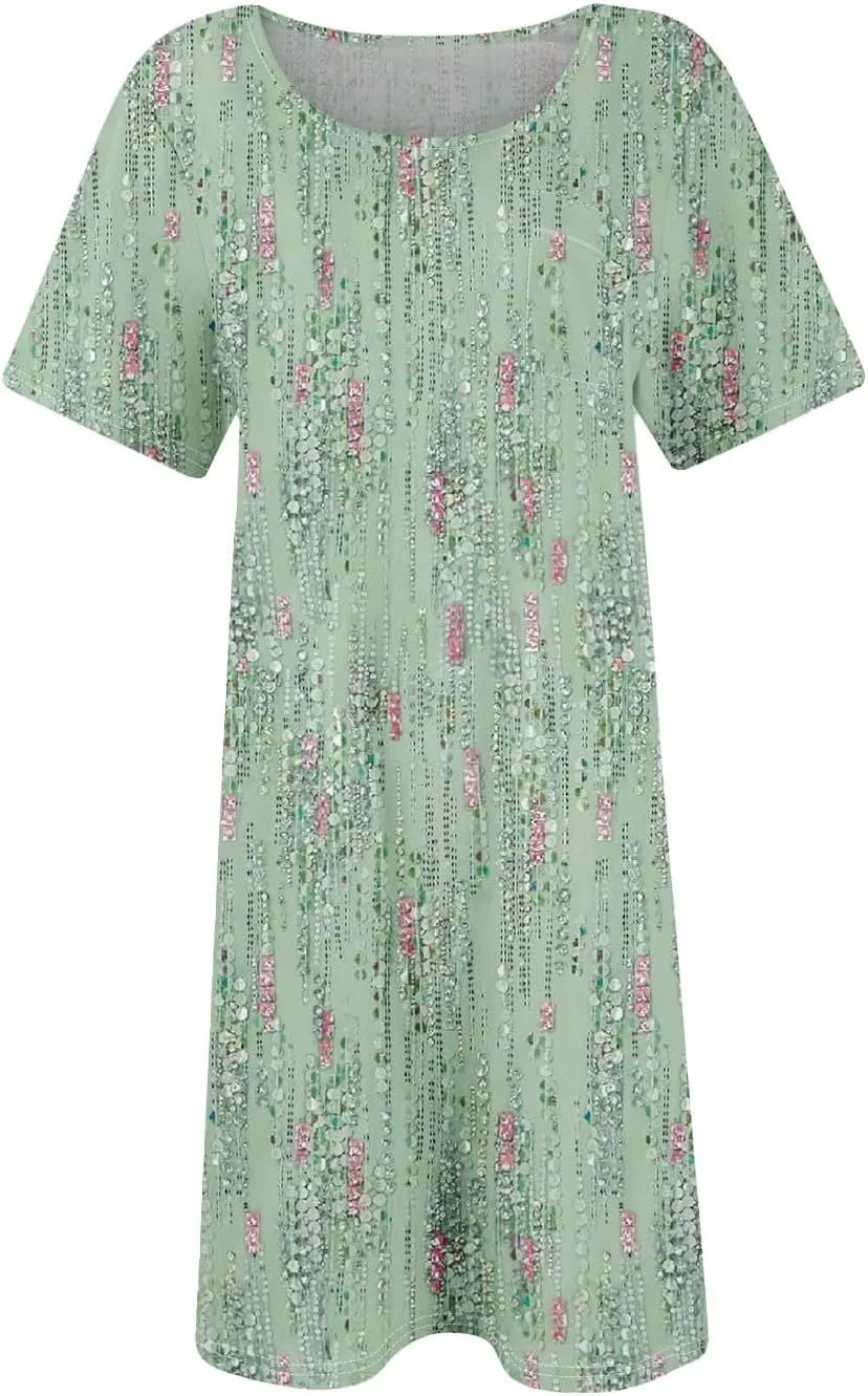 Women's Sequin Short Sleeve Dress Elegant Sparkling Party Mini Dress for Evening, Club, and Cocktail Events