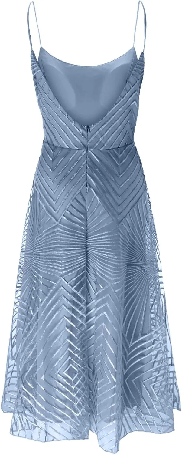 Women's Spaghetti Strap Evening Gowns Dresses Solid Color Tulle Prom Gown Dress Off Shoulder Cocktail Party Dress