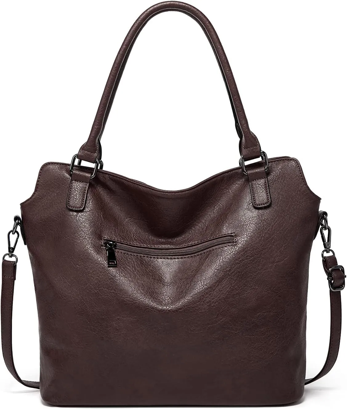 Women's Tote Bag Handbags and Purse PU Leather Shoulder Bag Ladies Hobo Bags Adjustable Large Bag with Crossbody Strap