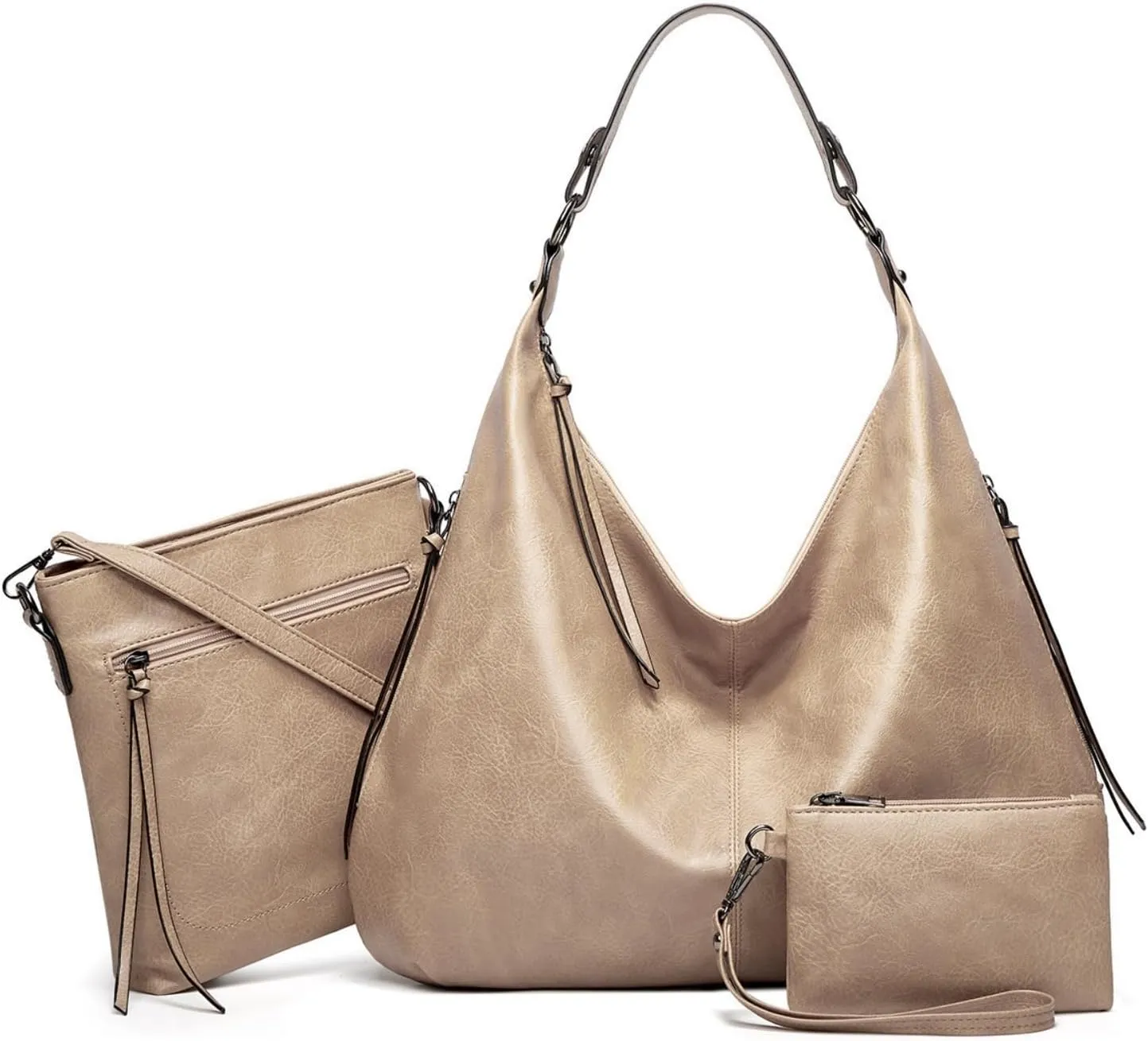 Women's Tote Bag Handbags and Purse PU Leather Shoulder Bag Ladies Hobo Bags Adjustable Large Bag with Crossbody Strap