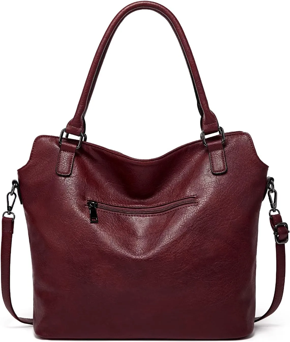 Women's Tote Bag Handbags and Purse PU Leather Shoulder Bag Ladies Hobo Bags Adjustable Large Bag with Crossbody Strap