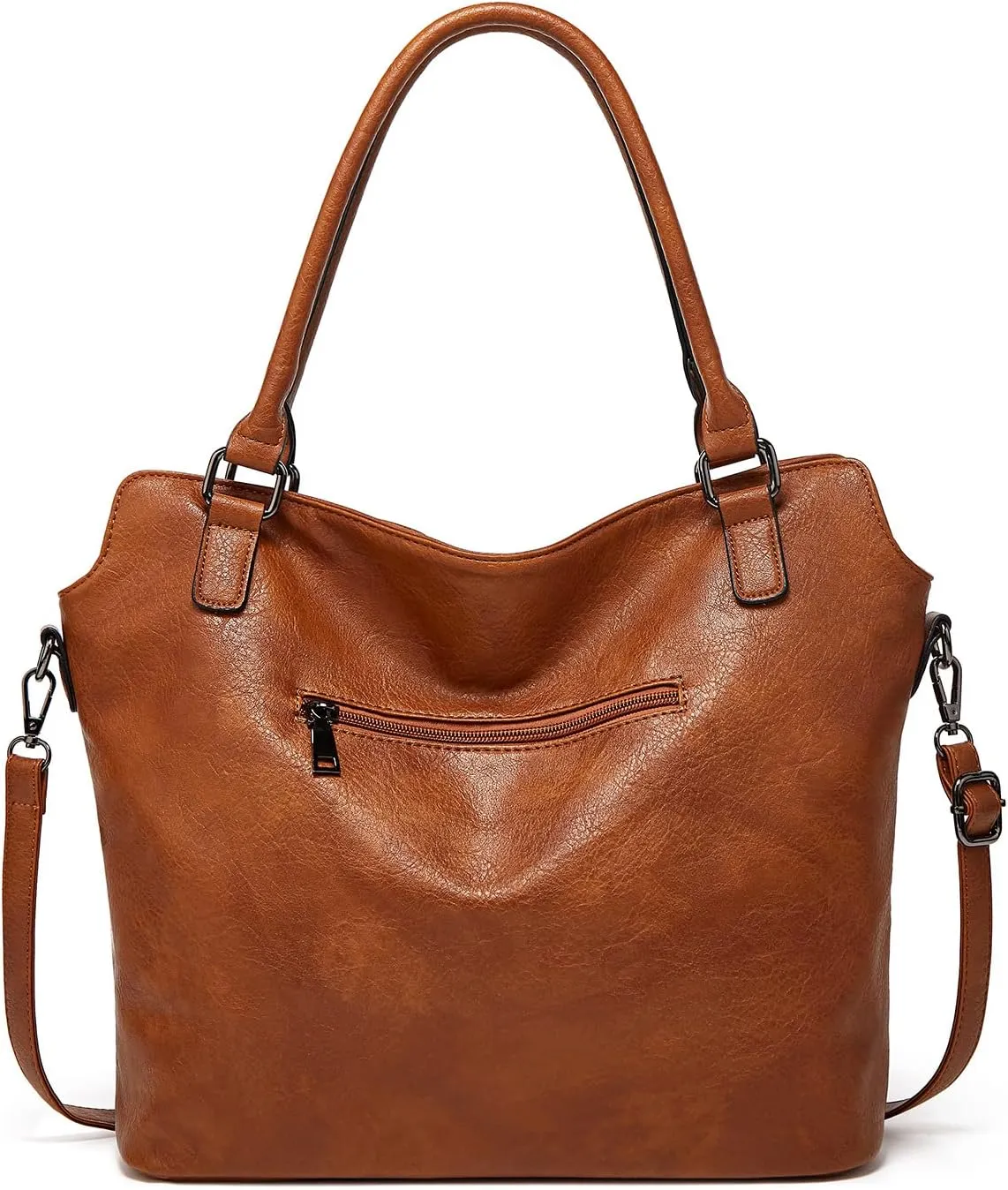 Women's Tote Bag Handbags and Purse PU Leather Shoulder Bag Ladies Hobo Bags Adjustable Large Bag with Crossbody Strap