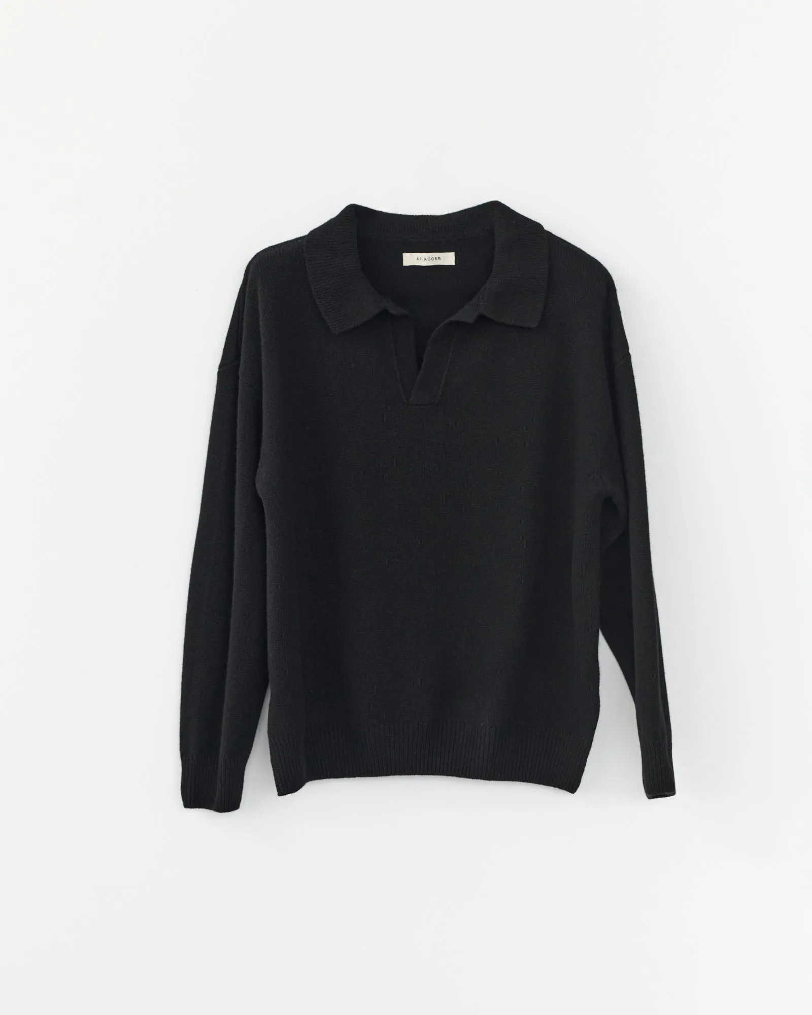 Wool polo knit