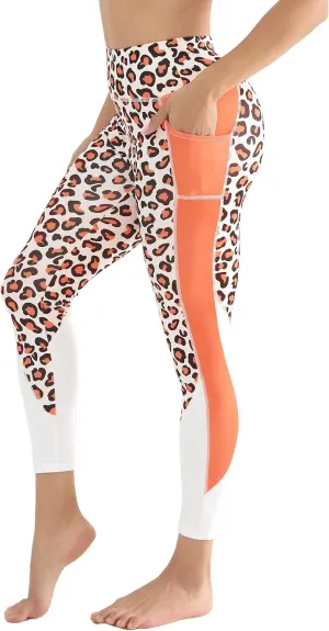 Workout Leggings for Women High Waisted Tummy Control Yoga Pants Gym Athletic Compression Leggings with Pockets