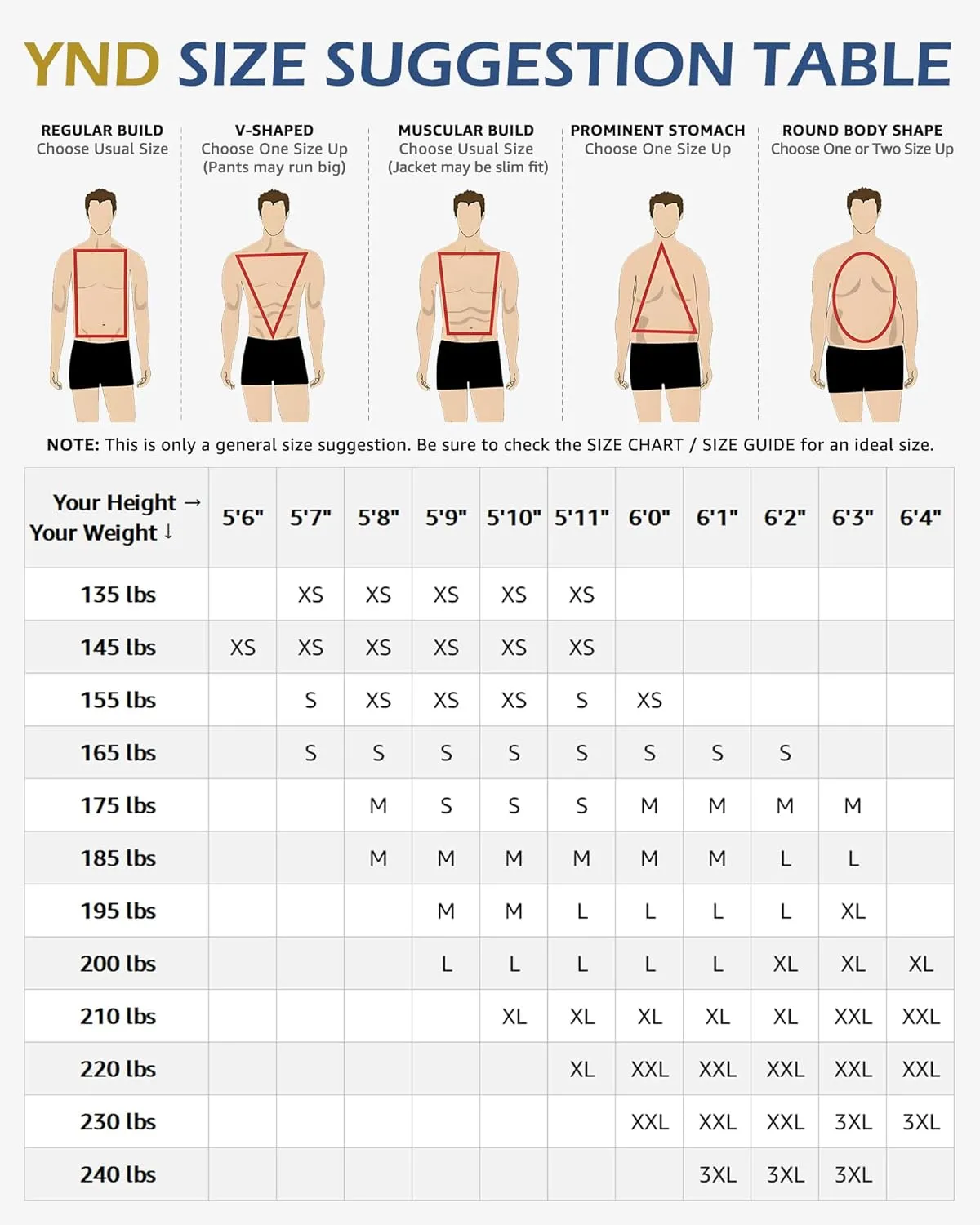 YND Men's Slim Fit 3 Pieces Suit, One Button Solid Jacket Pants Set with Tie for Wedding Party Business Prom
