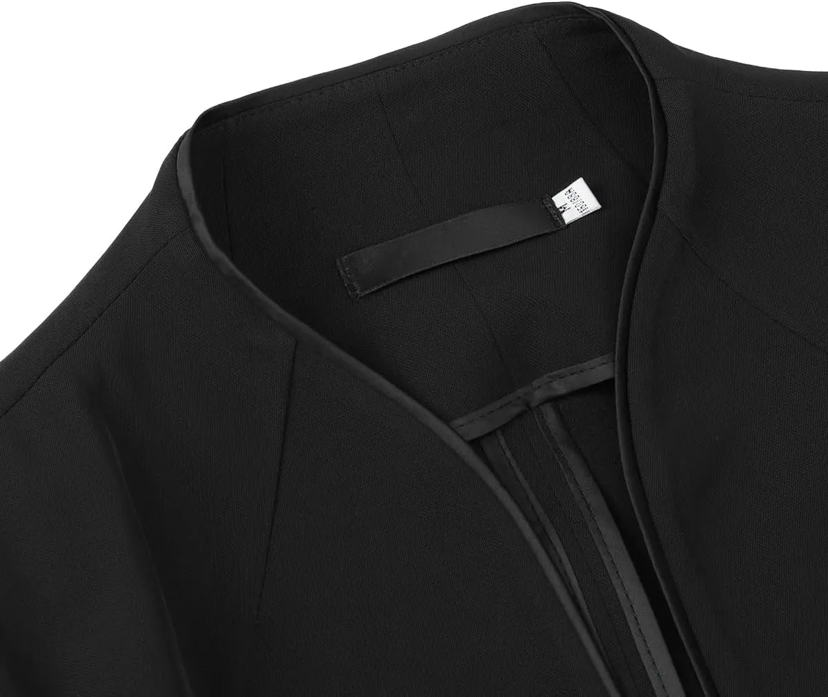 YUNCLOS Women's 2 Piece Business Office Suit Set One Button Short Sleeve Blazer Jacket and Suit Pants